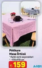 PÖTİKARE MASA ÖRTÜSÜ 170X170 CM fiyat ve kampanya bilgisi